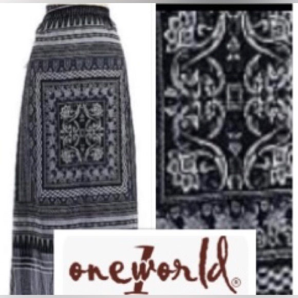 NWT 🆕 One World Maxi Skirt Size Small - Picture 8 of 8